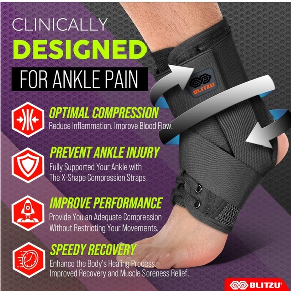 Ankle stabilizer brace size M - Picture 2 of 4